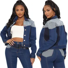 Sexy fashion short denim coat