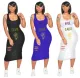 Sleeveless fashion dress