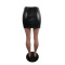 Pu high waist short leather skirt