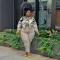 Camouflage printed cardigan coat