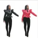 Fashion leather casual coat