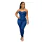 Fashion slim denim Jumpsuit