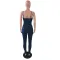 Fashion slim denim Jumpsuit