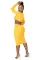 Fashion sexy V-neck exposed waist bag hip skirt