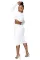 Fashion sexy V-neck exposed waist bag hip skirt