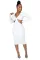 Fashion sexy V-neck exposed waist bag hip skirt