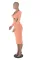 Fashion sexy V-neck exposed waist bag hip skirt
