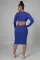 Fashion sexy V-neck exposed waist bag hip skirt