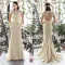 Sexy slim sleeveless perspective dress dress