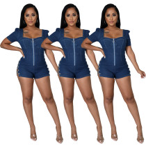 Fashion sexy corn chain hollow Jumpsuit