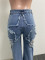 Ripped casual loose jeans