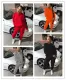 Fashion sports long sleeve suit