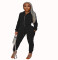 Fashion hooded leisure sports suit