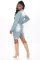 Fashion ripped denim dress