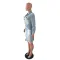 Fashion ripped denim dress