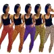 Pleated slim micro flared pants