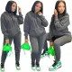 Casual solid two piece set
