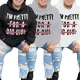 Fashion casual print hoodies top