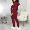 Fashion leisure sports two piece suit