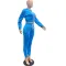 Hooded strap two piece suit