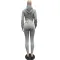 Hooded strap two piece suit