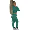 Hooded strap two piece suit