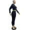 Hooded strap two piece suit