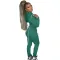 Hooded strap two piece suit