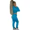 Hooded strap two piece suit