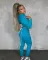 Hooded strap two piece suit