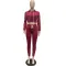Hooded strap two piece suit