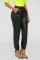 PU leather casual Leggings