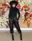 PU leather casual Leggings