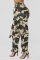 Camouflage casual pants