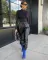 PU leather casual Leggings