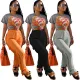 Solid color split tassel pants