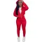 Hooded fashion casual sports suit