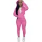Hooded fashion casual sports suit