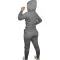Hooded fashion casual sports suit