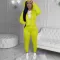 Hooded fashion casual sports suit