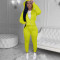 Hooded fashion casual sports suit