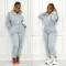 Casual hooded sports Jumpsuit