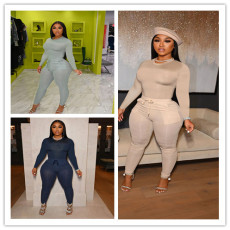 Long sleeve sexy casual sports suit