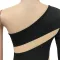 Long sleeve pants contrast color perspective zipper Jumpsuit