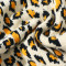 Split leopard sweater dress
