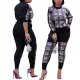 Two piece set of leisure velvet beads