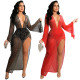 Mesh dress with underwear