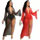 Mesh dress with underwear