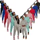 Fashion leisure solid color new sports suit