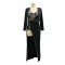 Fashion sexy perspective wrap chest high fork wrap hip solid lace suit
